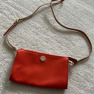 Cross Body Orange Tory Burch purse